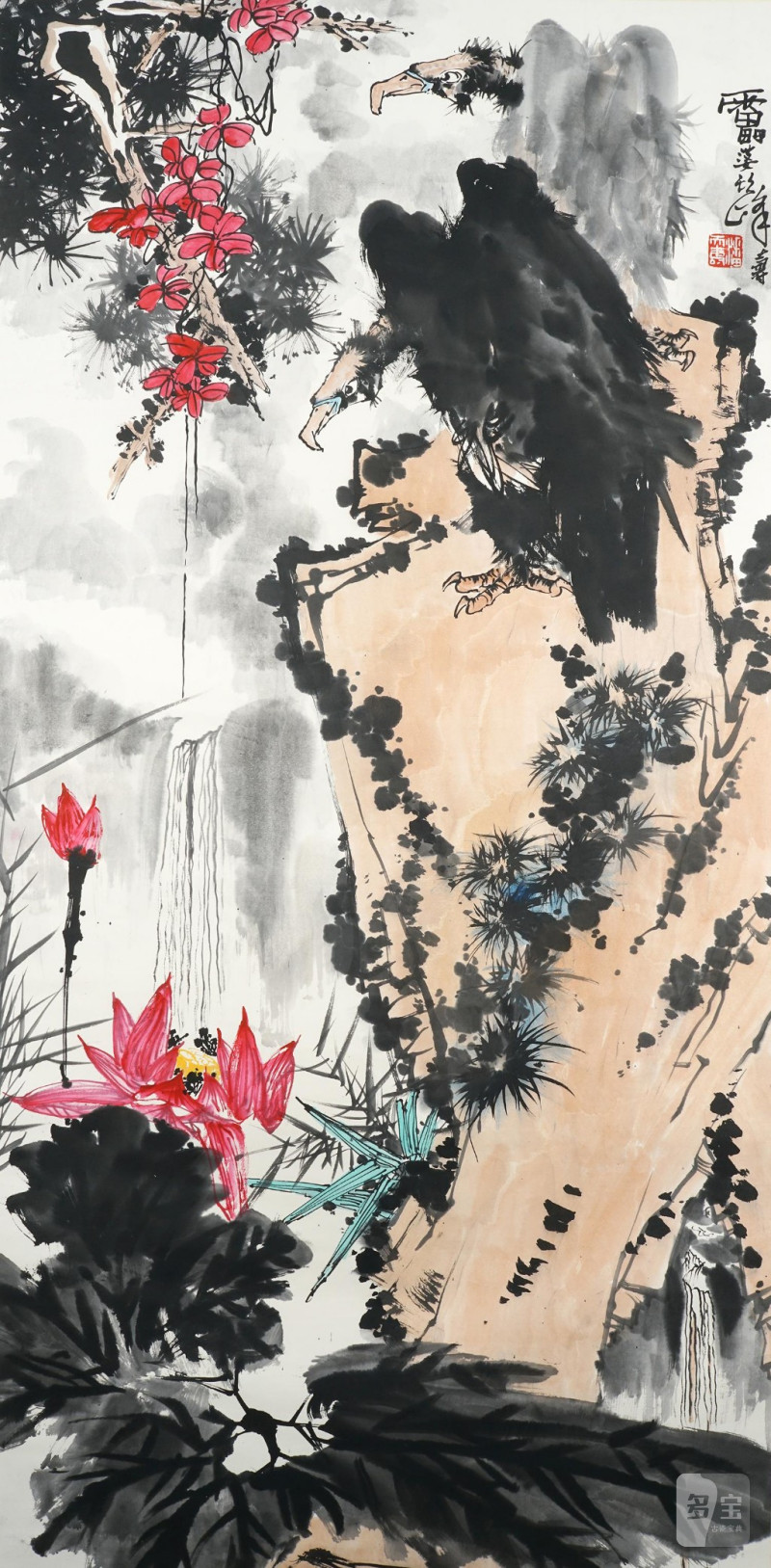    潘天壽 鷹